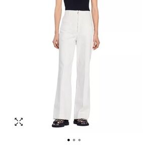 Sandro white bari jeans nwt